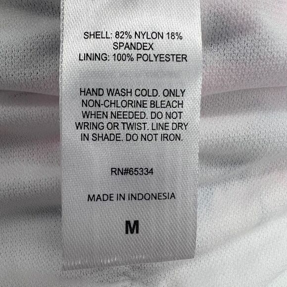 Salt + Cove Women's Tropic Time Printed Cinch-Back Bikini Bottoms Size Medium - Picture 14 of 16